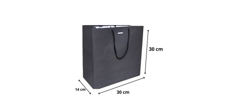 Sacola  Cor Preta- Medida 30 x 14 x 30