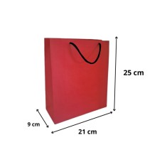 Sacola Vermelha - Pacote com 50 Sacolas 