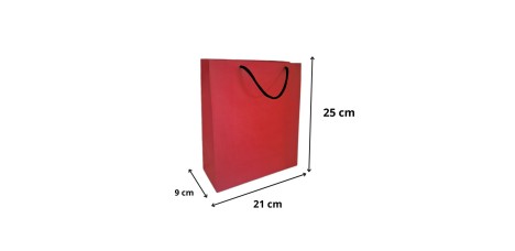 Sacola Vermelha - Pacote com 50 Sacolas 